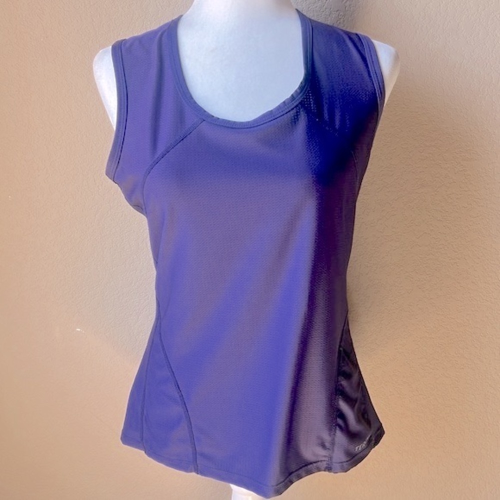 Terry Purple Sleeveless Cycling Jersey